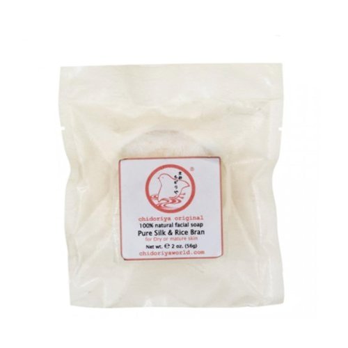 Silk and Rice Bran Soap 2oz soap bar by Chidoriya