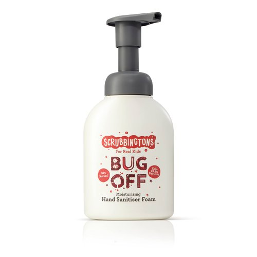 Scrubbington's Scrub Up Children's Foaming Hand & Face Wash Refill Pouch with 98% Natural Ingredients & Aloe Vera for Sensitive Skin, 3 x 200ml