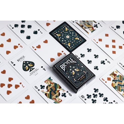 Bicycle Aviary Playing Cards, Teal