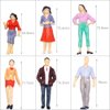 P2525 12pcs Model Trains Architectural 1:25 Scale Painted Figures G Scale Sitting and Standing People Model Railway Layout New