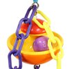 Bonka Bird Toys 2182 Duo Cage Ball 13" High by 4" Wide Medium Parrot Cage Toy, Conure, African Grey, Amazon, and Similar