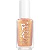 essie expressie™ nail polish, 24k FX Top Coat, Expressie FX collection, gold glitter shimmer, 8-free vegan gold glitter, 8-free vegan 0.33 fl oz