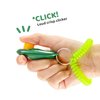 Downtown Pet Supply - Dog Clicker or Cat Training Clicker - Horse, Cat & Dog Training Clickers - with Wrist Strap & Big Button - Nice, Loud Click - 2 Pack