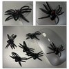 JIALWEN 50PCS Realistic Halloween Plastic Spiders Small Size Black Spiders Toys Fake Spiders Prank Props for Halloween Party Decorations
