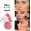 ROPALIA Cream Blush - Vegan, Cruelty-Free Blush - Shape, Contour & Highlight Face -Smooth Natural,Non-Sticky, Lightweight Cheek Cream