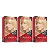 Revlon Permanent Hair Color, Permanent Hair Dye, Colorsilk with 100% Gray Coverage, Ammonia-Free, Keratin and Amino Acids, 04 Ultra Light Natural Blonde, 4.4 Oz (Pack of 3)