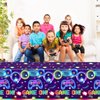 Pymurod 3pcs Video Game Table Cloth Game On Neon Gaming Birthday Tablecloths for Kids Boys Girls Video Game Party Decorations Favors Gaming Party Table Covers Supplies