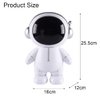 Jaugufiy Astronaut Piggy Bank Coin Bank，Cute Spaceman Money Box Astronaut Figurine Decor Desktop Sculpture Statue Ornament Funny Astronaut Decorations for Kids, Boys, Girls(Silver)