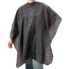 Waterproof Salon Capes - Black Leopard Hairdresser Cape, Hair Salon Cape for Hair Stylist, Hair Cutting Cape with Snaps, Shampoo Cape for Hair Stylists, Hair Capes for Salon, Women, Hair Stylist Cape