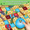 Broytain Emotional Board Games for Kids,Ladders and Snakes Board Game,Learning Resources,Social Skills Emotional Regulation Toys for Toddlers,Classroom Travel Indoor Outdoor Family Games