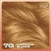 Clairol Textures & Tones Permanent Hair Dye, 7G Luminous Blonde Hair Color, Pack of 1