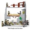 MOOXI WW2 Military War Building Block Set(671PCS). Military Building Block Set Can Freely Build Battle Scenes.
