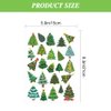 48PCS Christmas Tree Temporary Tattoos for Kids, Birthday Party Decorations Supplies Favors, Merry Xmas Tree Tattoo Stickers for Boys Girls Classroom School Prizes Reward Stocking Stuffers Gifts