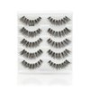 Cosmania Lashes for Days False Eyelashes (Wispies) - Easy to Apply, Gives Lashes Soft, Wispie Look | Noticeably Fuller Looking Lashes | Adhesive Included | Cruelty Free (5 Pair/2 Pack - Black)