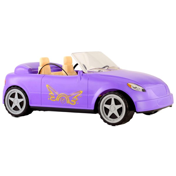 MGA Entertainment Dream Ella Car Cruiser - Purple | Convertible Car | Fits Two 11.5" Fashion Dolls,Multicolor