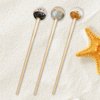 HomeSoGood 3Pcs Round Ball Metal Hair Stick,Elegant Planet Design Hairpin, Lollipop Shape Hair Sticks, Chopsticks Hair Jewelry for Women Girls