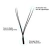 VAVALASH Y Lash Extensions C Curl 0.07mm 8-15mm Mix Tray Easy Premade Volume 4D Fans Eyelash Extension YY Type Natural Volume Lashes Extension Soft Matte Black Lashes (YY-0.07-C-8-15mm)