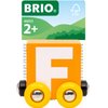 BRIO – Letter Train F | Wooden Train Set Accessory Toy for Kids Age 2 Years Up