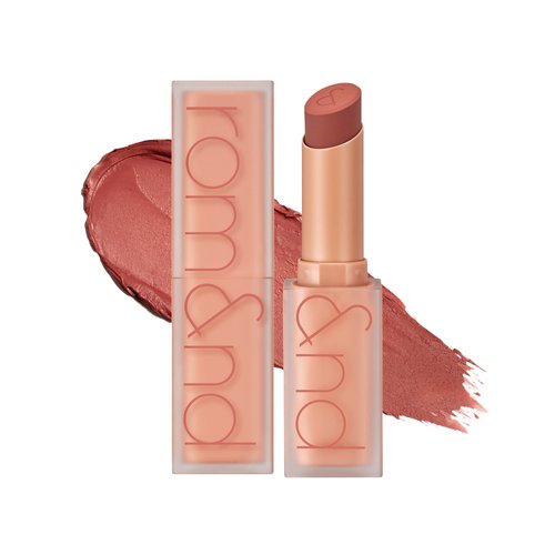 rom&nd Zero Matte Lipstick 3g, 23 RUDDY NUDE, Soft & Blurry, Trendy lips, K-Beauty, Nudy Lips, No wrinkly lips, Intense Color, Highly Pigmented, Last All Day, Matte Finish, Ultra-Adhesive