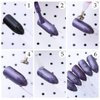 4 Pcs Nail Magnet Tool Set, Pure Vie High Quality Enhanced Version Nail Magnet Pen Double Ended Magnet Wand Magnet Stick Cat Eye Magnet for Nails Gradient Magnetic Gel Nail Polish Nail Art DIY Salon