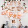 LaVenty 12 PCS LET'S PAR TEA Balloons Tea Party Birthday Banner Tea Party Decorations Lets Par-Tea Party Decor Par Tea Baby Shower Par Tea First Birthday Decoration Flower Garland(180inch)