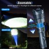 Rechargeable LED Flashlights 2500000 High Lumens,High Powered Flashlight Super Bright,Handheld Tactical Flashlight With Waterproof, 6 Modes, Zoomable, Powerful Flashlights for Camping Home Emergencies