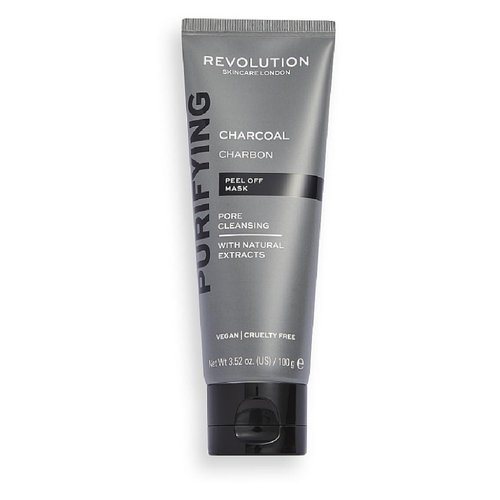 Makeup Revolution Skincare Purifying Charcoal Peel Off Mask Pore Cleansing with Natural Extracts