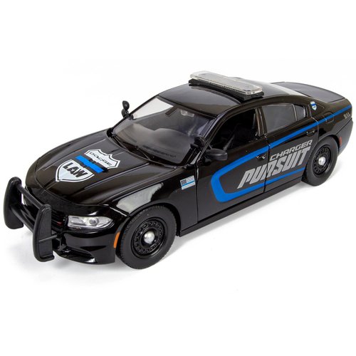 All Star Toys 2023 Charger Enforcer Police Pursuit Car 1/24 Diecast Model for Dodge Police Demo Vehicle Motormax Exclusive 76815