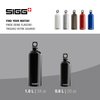 Sigg - Aluminum Water Bottle - Traveller Black - Climate Neutral Certified - Suitable for Carbonated Beverages - Leakproof & Lightweight - BPA Free - 20 oz