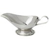 Winco Gravy Boat, 10-Ounce, Stainless Steel, Medium