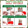 Christmas Table Decorations Christmas Honeycomb Table Centerpieces for Christmas Party Decorations, 9 Pcs