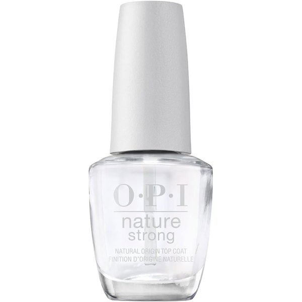 OPI Nature Strong Top Coat | Natural Origin, Vegan Nail Polish Top Coat | Protects Nails & High Gloss Shine