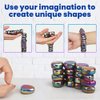 Cool Fidget Toy Fridge Magnets Rocks,Science Kit Magnet DIY Alphabet Number, Magnetic Hematite Stones Gift, Magnet Ferrite Putty Desk Toy for Adults(24PCS)