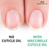 Maccibelle Cuticle Oil 0.5 oz for Dry Cracked Cuticles (SET OF 2 (Tea Tree Lavender + Milk &Honey))