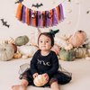 ZAIBIANHAO Spooky One High Chair Banner – Little Boo Is One First Birthday Decorations, Halloween Ghost High Chair Banner, Groovy Garland Spooky One Birthday Decorations Girl Party Supplies (spooky banner)