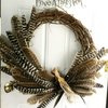 CCINEE 15pcs Natural Turkey Feather, 10-11 Inches Wild Turkey Feathers for Craft Costume Bridesmaid Corsage Wreath and Home Decoration