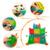 AWOOF Cat Mat, Cute Soft Catnip Mat, Cat Activity Mat Machine Washable Catnip Toys Interactive Cat Toys for Indoor Cats