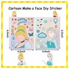 Make a Face Stickers 24PCS Make Your Own Princess Stickers for Kids Toddlers DIY Stickers Princess Themed Stickers for Kids Party Favors Awards Asverbet DIY Arts and Crafts