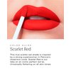 PDL Cosmetics Bold Aspirations Liquid Lipstick (Scarlett Red) | Highly Pigmented Smooth Matte Finish | Red Tone | Long Lasting, Non-Transfer, Hydrating Formula | Vegan | Cruelty-Free | .14 fl oz