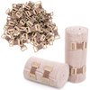 100 Pieces Bandage Clips Only Elastic Bandage Clips Bandage Wrap Clips Stretch Metal Clasps Replaceable Wrap Fastener Clips for Various Types Bandages