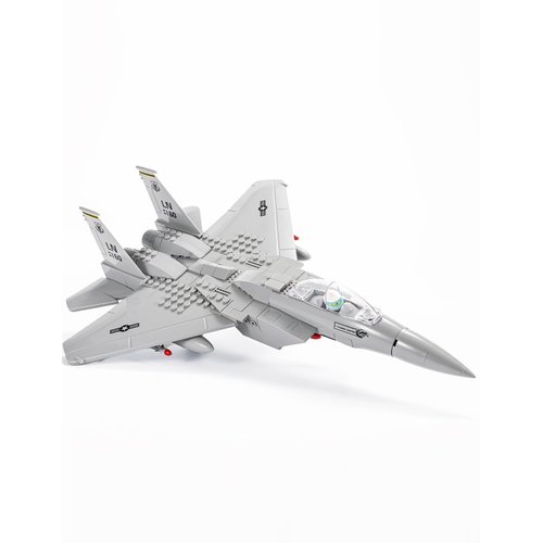 SEMKY Military F-15 Eagle Fighter Jet Air Force Building Block Set (262 Pieces) Toys Gifts for Military Fans and Kid