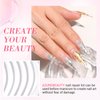 AZUREBEAUTY Nail Repair Kit Transparent Crystal for Broken Cracked Split Weak Nails, Ideal Solution Emergency Easy Quick Fix Dip Powder 28 g 1 Oz Quick-Drying Repair Glue 10 ml Nail File Nail Buffer
