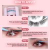 Lash Clusters 10 Pairs 120 Pcs D Curl Cluster Lashes DIY Lash Extensions 10-14mm Mixed Fluffy Volume Individual Lashes Wispy Lashes DIY at Home by MLEN DIARY