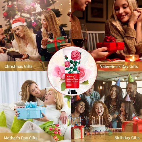 36 Pack Body Lotion for Women Dry Skin,Christmas Gifts for Women,Stocking Stuffers Bridesmaid GiftsTeacher Gifts Appreciation Gifts for Coworkers,Travel Size Lotion Shea Butter Small Gifts for Women