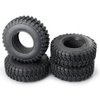 RCLIONS 4PCS 1.9inch RC Crawler Car Tires with Foam Insert for 1/10 RC Crawler Car SCX10,TRX4,SCX10-II,SCX10-III
