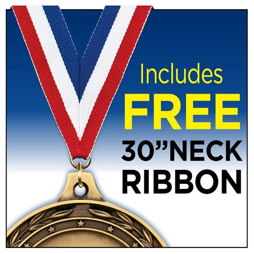 Pickleball Gold Medals - 2 1/2" Universe Star Pickleball Medal Awards 5 Pack
