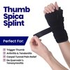 Thumb Spica Splint & Wrist Brace | Both a Wrist Splint and Thumb Splint to Support Sprains, Tendinosis, De Quervain's Tenosynovitis, Fractures | Trigger Thumb Brace for Carpal Tunnel (Left S/M)