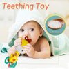 Baby Music Rattle Toy, Baby Teething Toy for Infants 6-12-18 Months Toddlers Sensory Toys Baby Boy Girl Gifts (Giraffe)