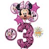 Anagram Minnie Forever 3rd Birthday Party Supplies Balloon Bouquet Decorations