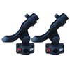 Brocraft 2Pcs Power Lock Fully Adjustable Rod Holder